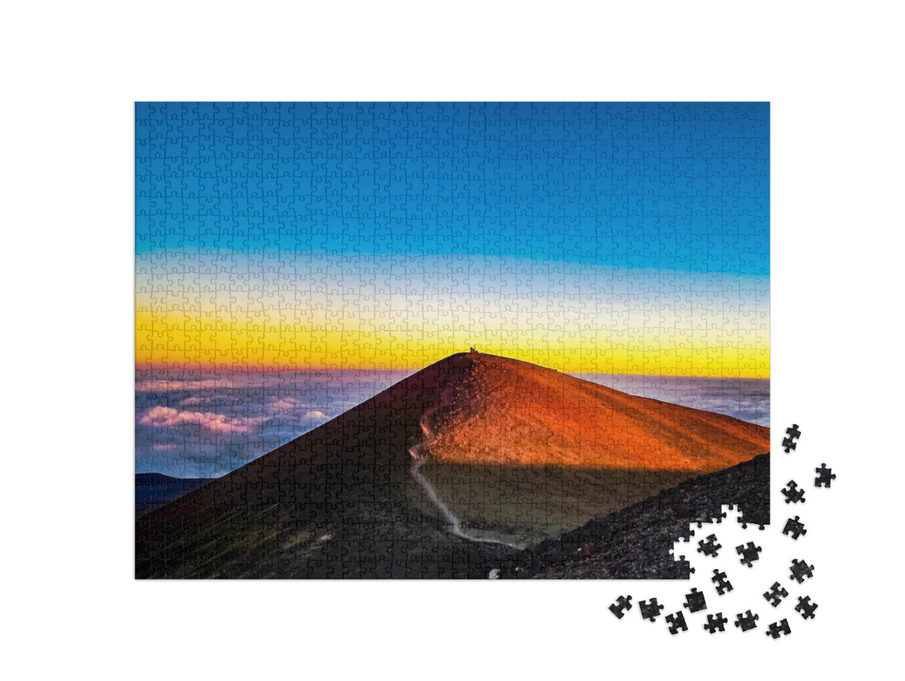 puzzle 1000 dílků „Mauna Kea: vrchol na Velkém ostrově na Havaji, USA“