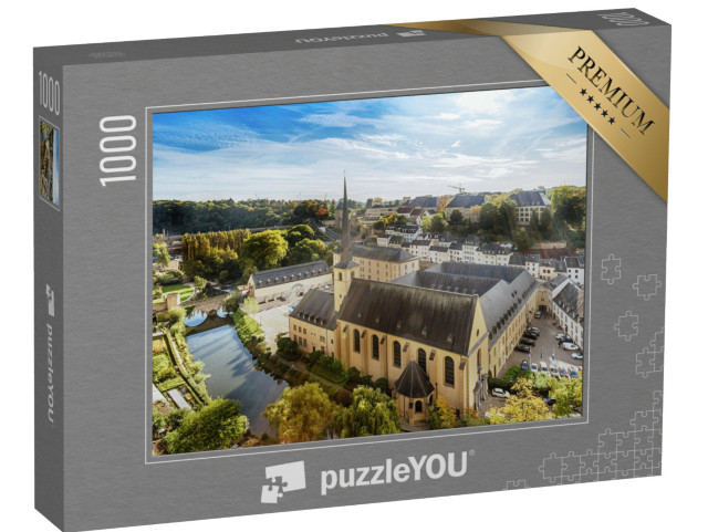 puzzle 1000 dílků „Panorama Lucemburska“