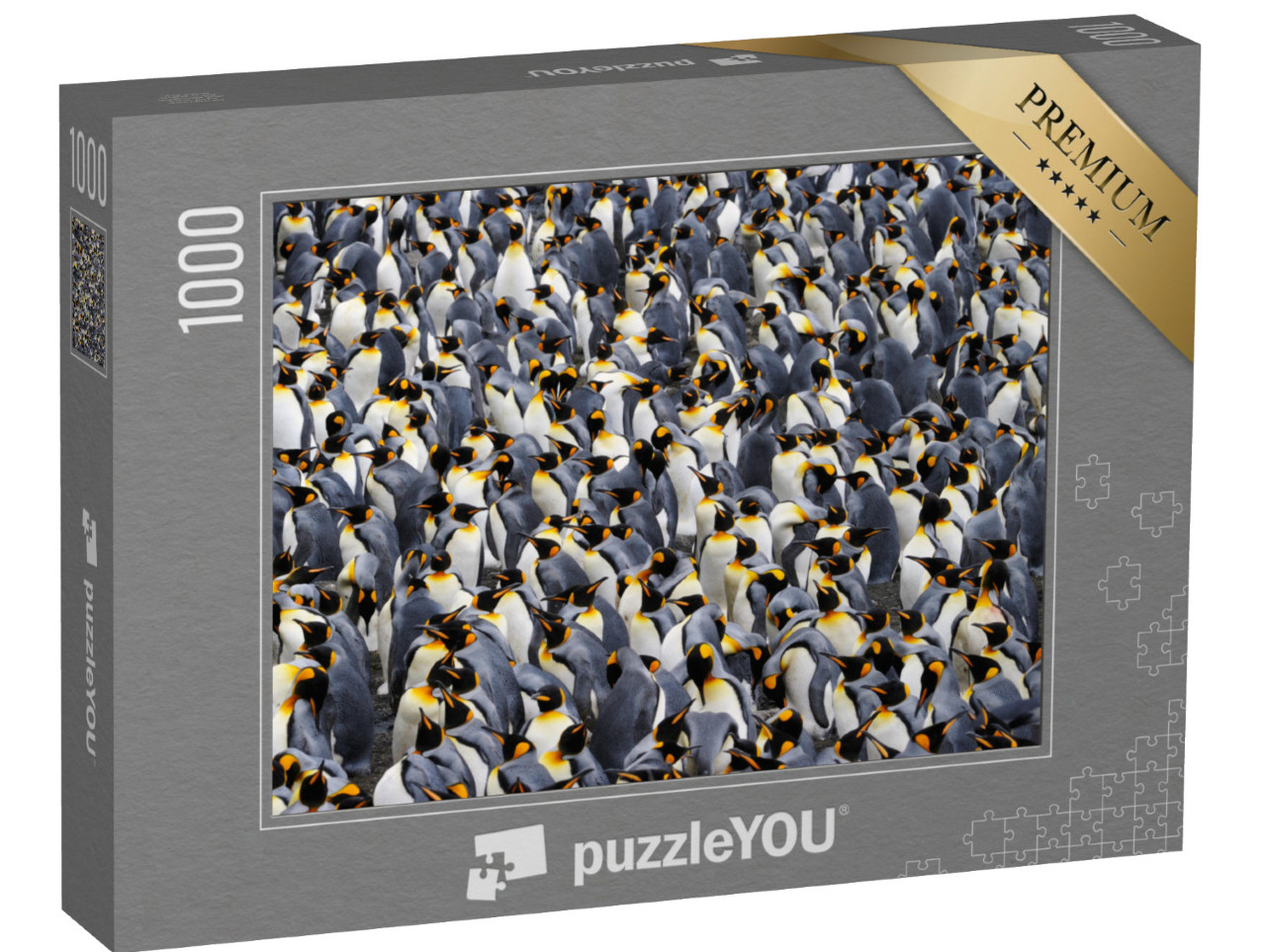 puzzle 1000 dílků „Kolonie tučňáků královských“