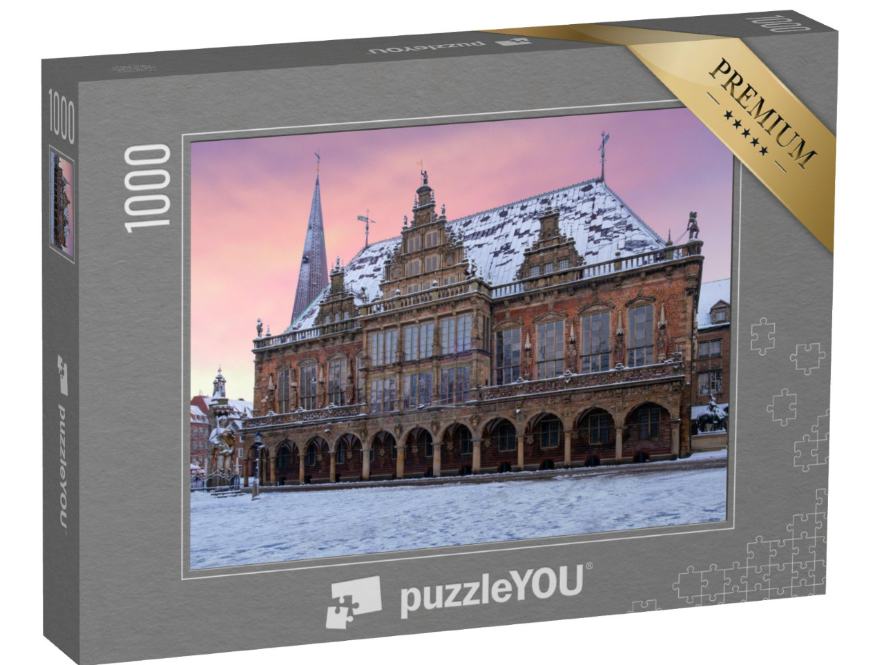 puzzle 1000 dílků „Brémy na sněhu“