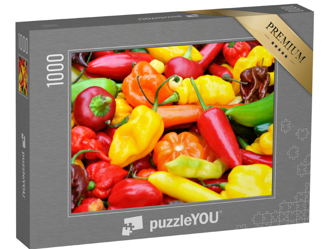 puzzle 1000 dílků „Směs pálivých chilli papriček“