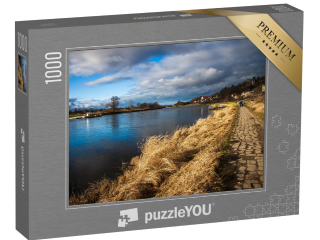 puzzle 1000 dílků „Labe v městské části Drážďan“