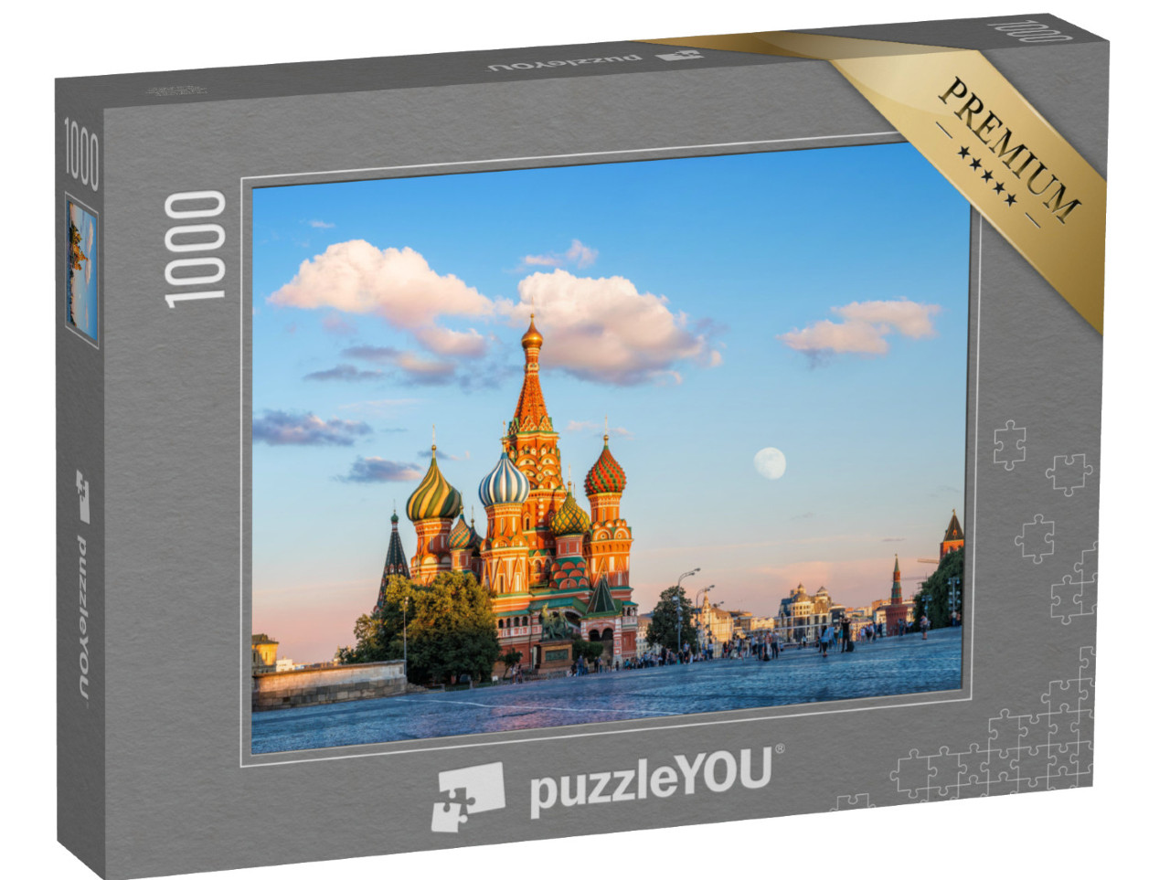 puzzle 1000 dílků „Chrám Vasila Blaženého na Rudém náměstí v Moskvě“
