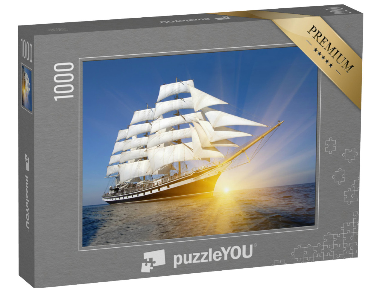 puzzle 1000 dílků „Obrovský třímistr v plné rychlosti“