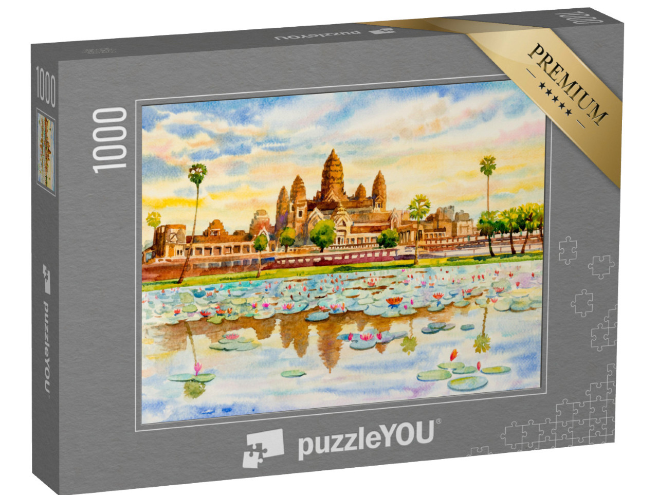 puzzle 1000 dílků „Angkor Wat, Kambodža“