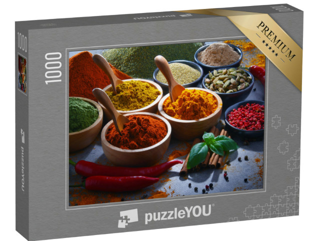 puzzle 1000 dílků „Barevná směs koření“