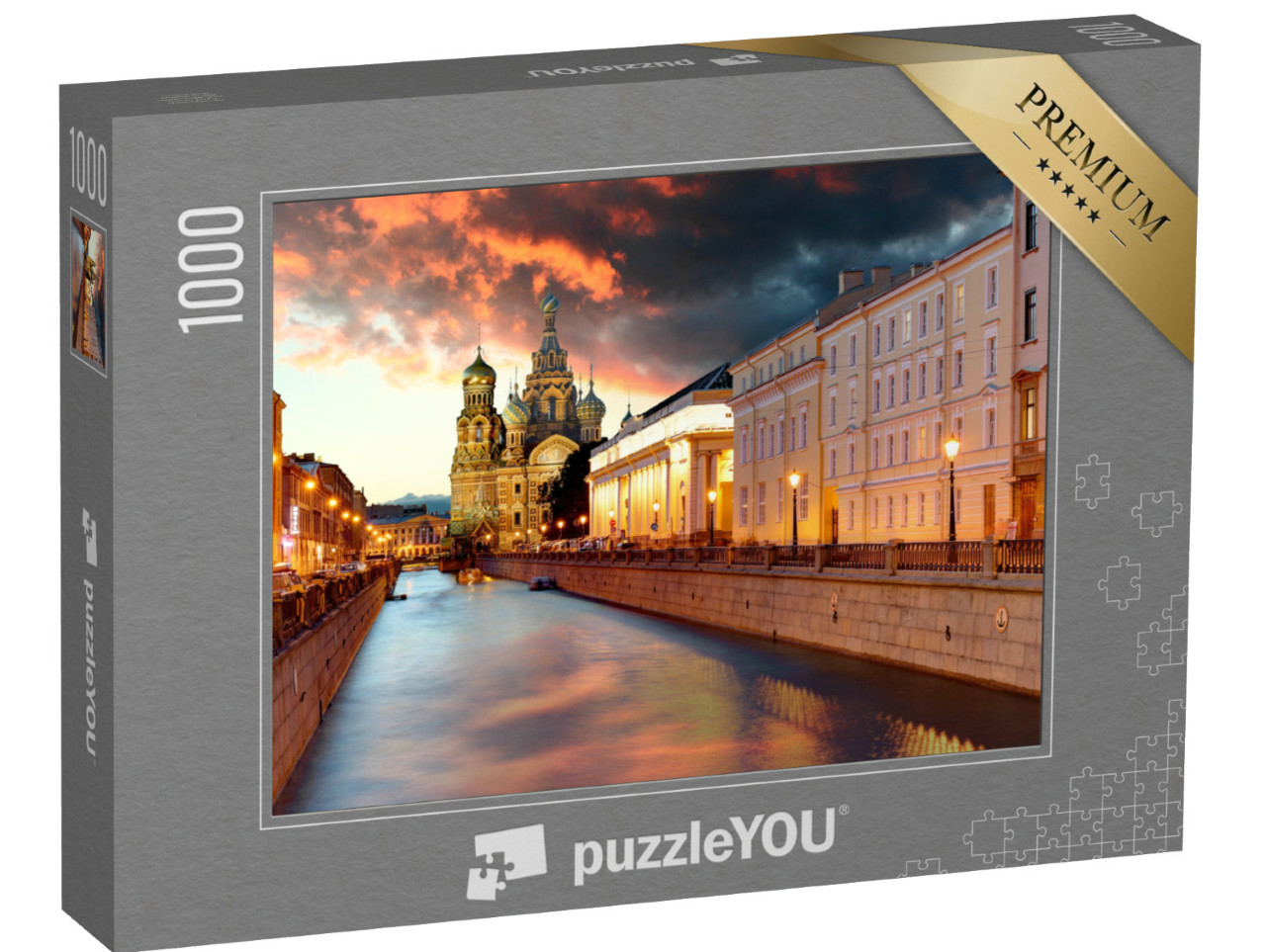 puzzle 1000 dílků „Kostel v Petrohradě, Rusko“