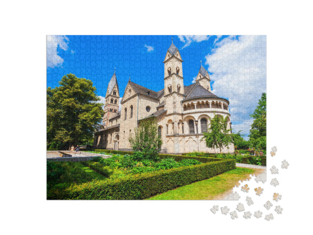puzzle 1000 dílků „Nejstarší kostel v Kolenzu: bazilika svatého Kastora“
