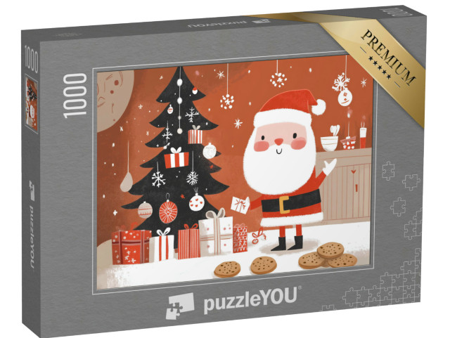puzzle 1000 dílků „Sladký Ježíšek rozdává dárky“