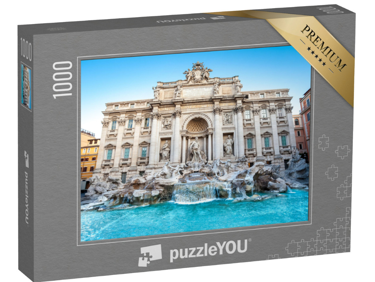 puzzle 1000 dílků „Fontána di Trevi, Řím, Itálie“