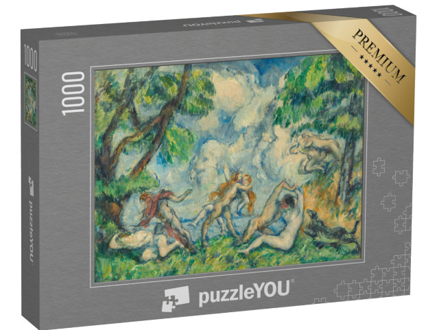 puzzle 1000 dílků „Paul Cézanne - Boj lásky“