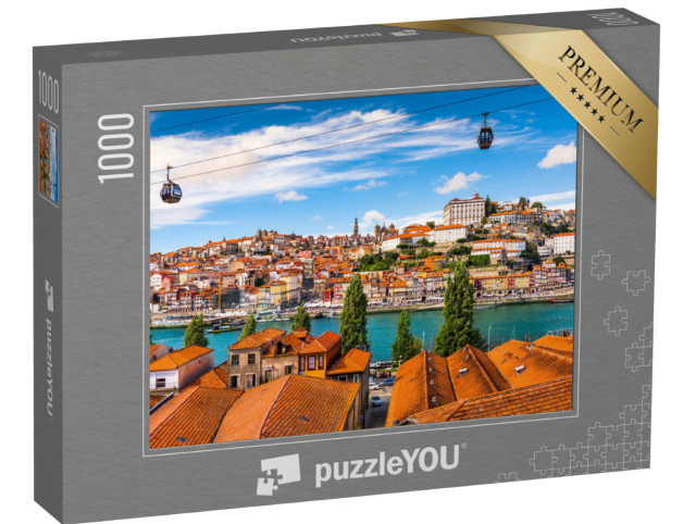puzzle 1000 dílků „Porto, staré město na řece Douro, Portugalsko“