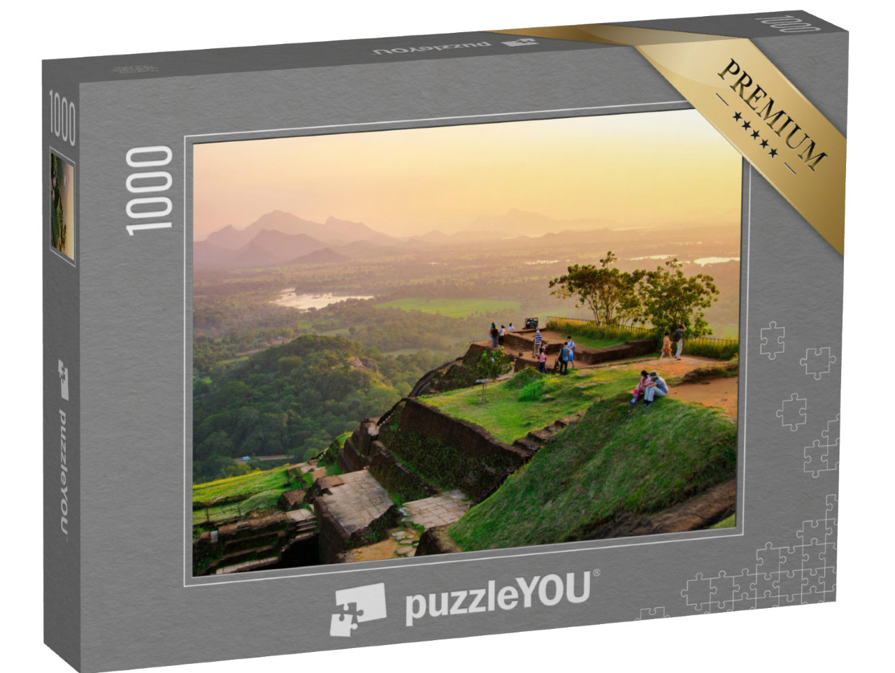 puzzle 1000 dílků „Působivá skála Sigiriya, Srí Lanka“