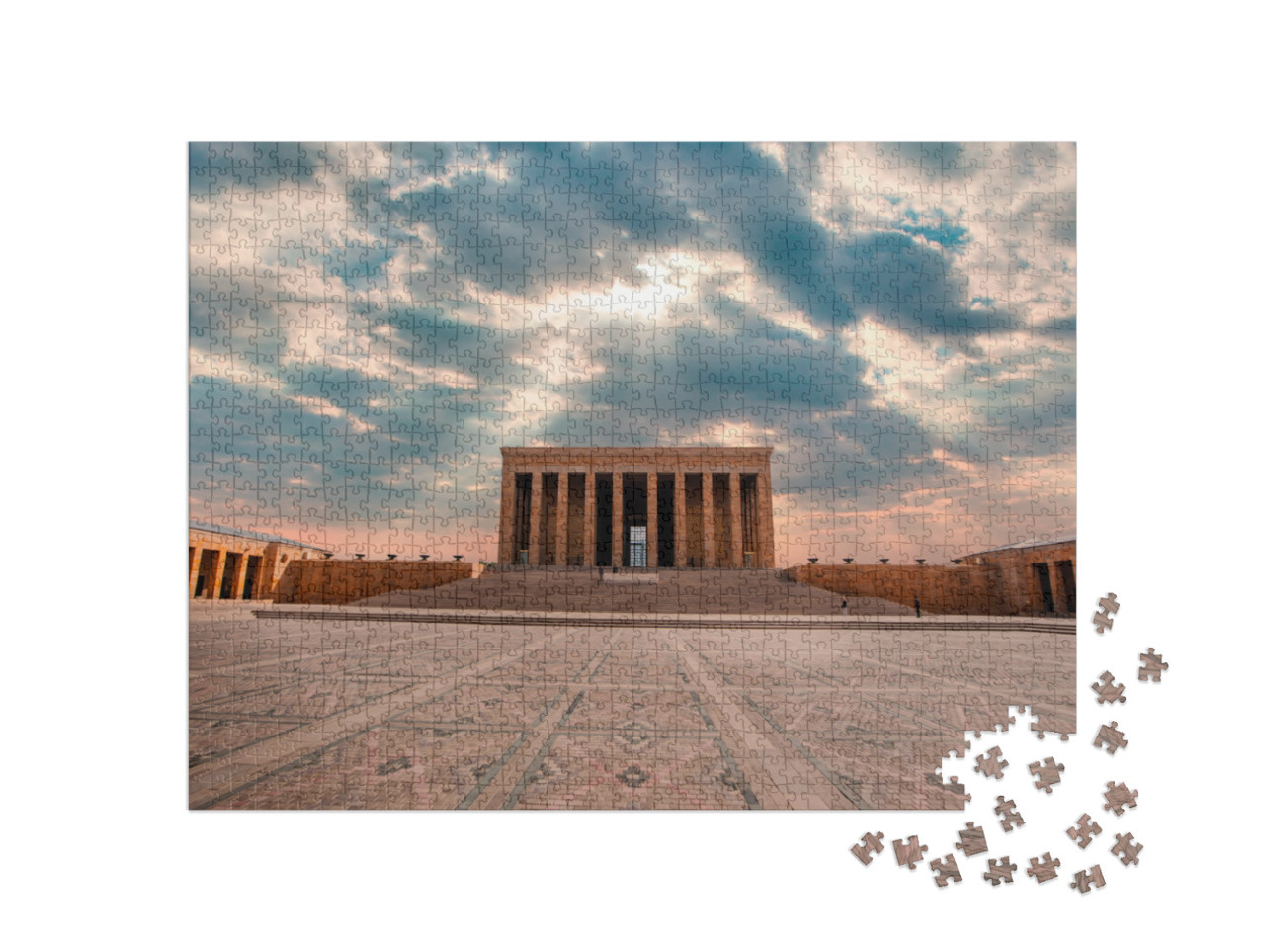 puzzle 1000 dílků „Anitkabir - Atatürkovo mauzoleum, Ankara, Turecko“