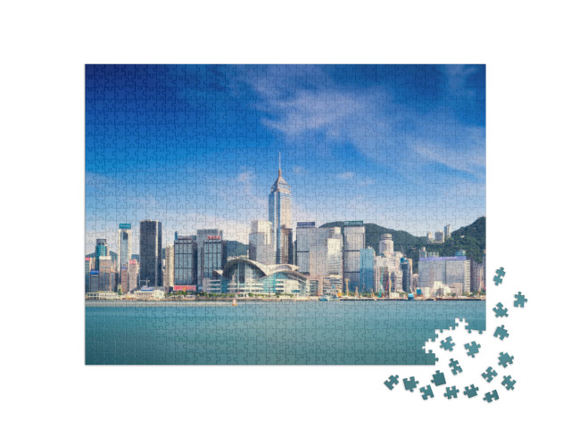 puzzle 1000 dílků „Město Hongkong“