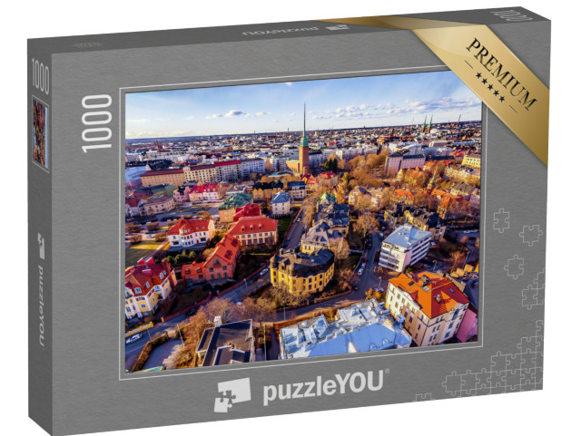 puzzle 1000 dílků „Barevné jaro v Helsinkách, Finsko“