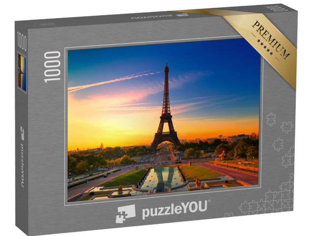 puzzle 1000 dílků „Východ slunce v Paříži“