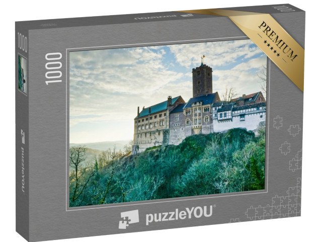 puzzle 1000 dílků „Hrad Wartburg, Eisenach, světové dědictví UNESCO“
