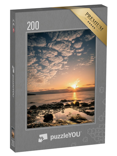 puzzle 200 dílků „Pobřeží Fuerteventury večer, Kanárské ostrovy“