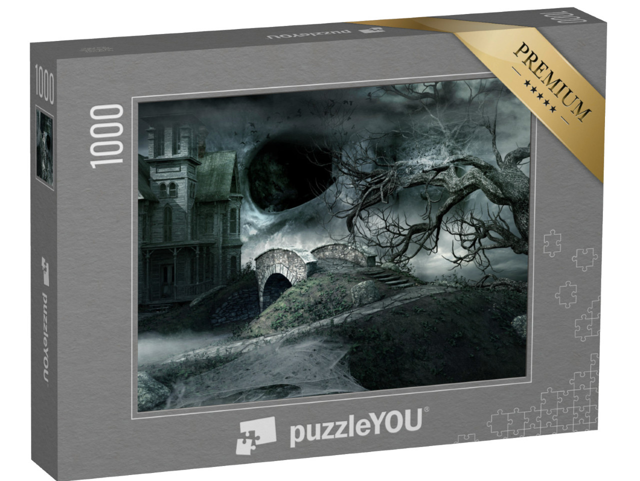 puzzle 1000 dílků „Opuštěný dům“