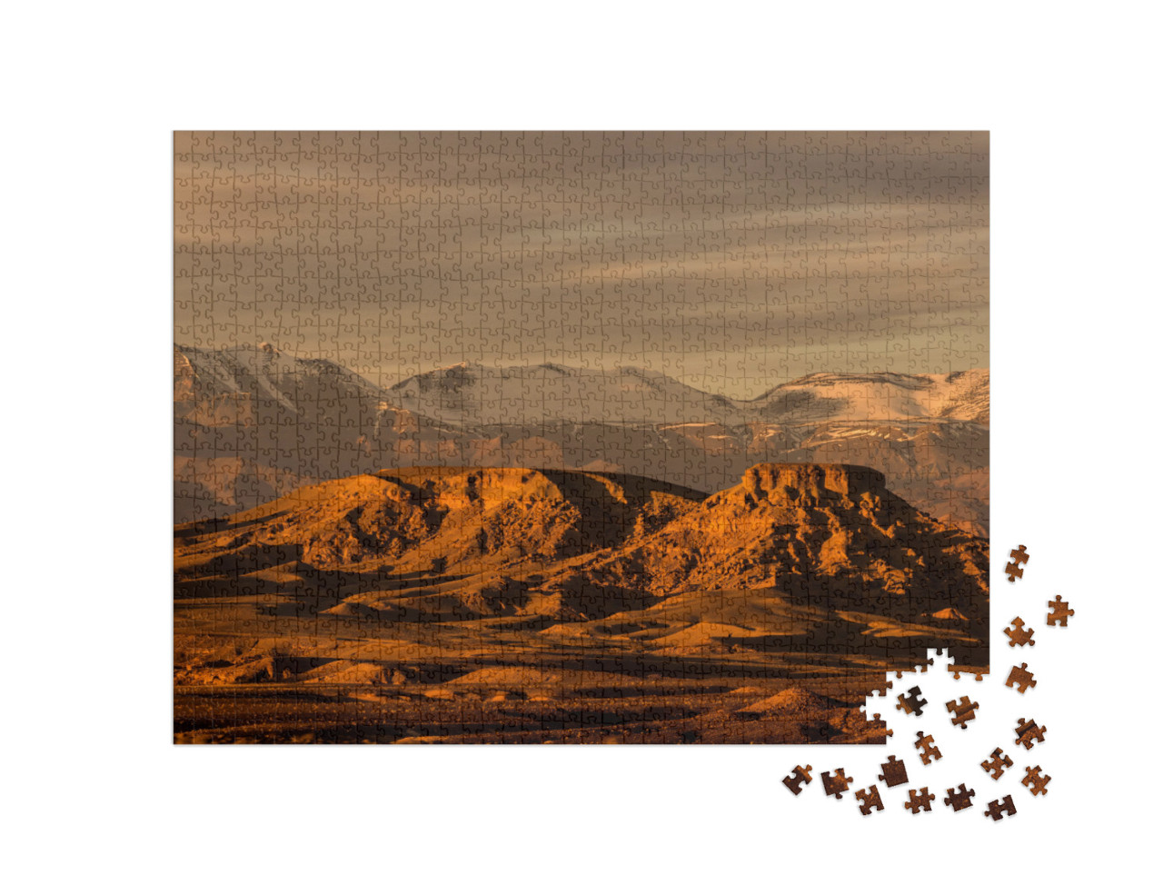 puzzle 1000 dílků „Pohoří Atlas“