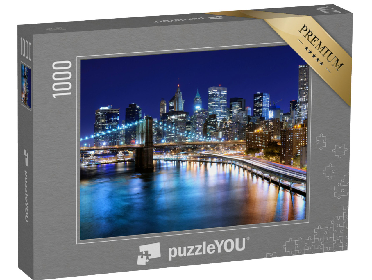 puzzle 1000 dílků „Panorama centra New Yorku“