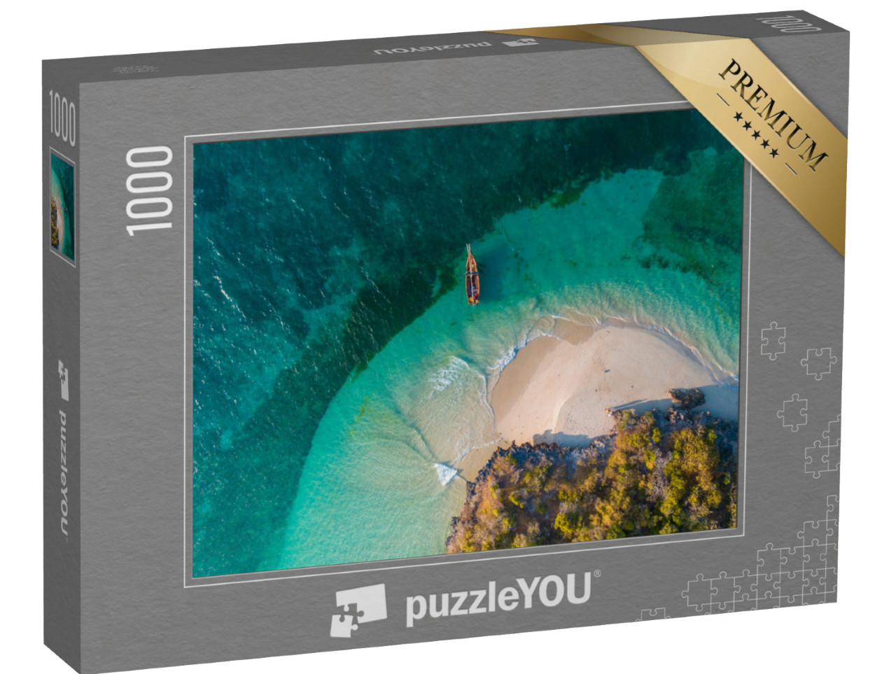 puzzle 1000 dílků „Fumba, ostrov Zanzibar“