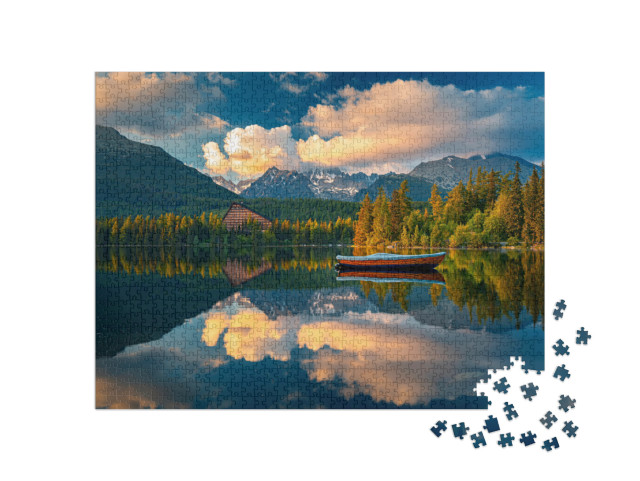 puzzle 1000 dílků „Vysoké Tatry ráno na Slovensku“