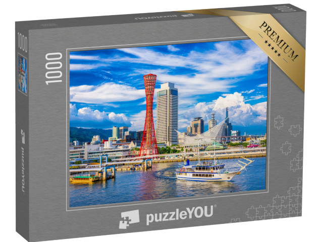 puzzle 1000 dílků „Panorama a přístav Kóbe, Japonsko“