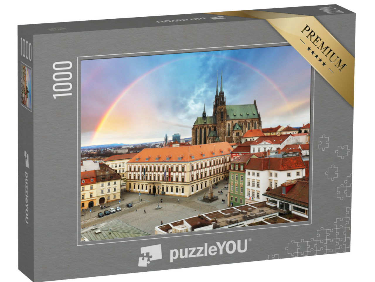 puzzle 1000 dílků „Náměstí Svobody, Brno, Česká republika“