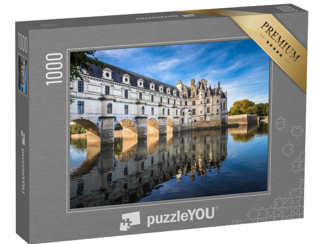 puzzle 1000 dílků „Chateau de Chenonceau na řece Cher, údolí Loiry, Francie“