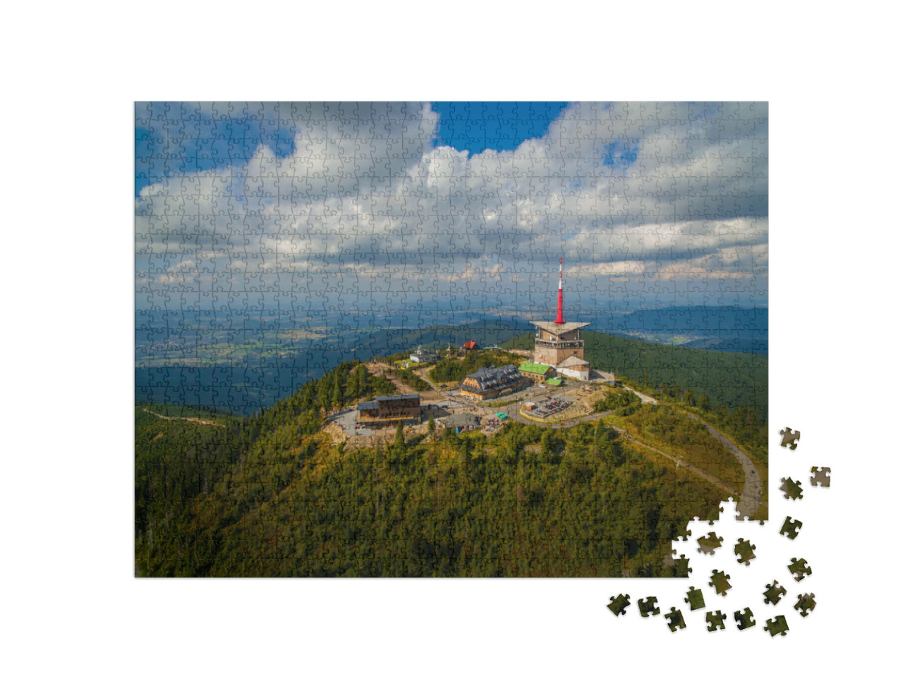 puzzle 1000 dílků „Lysá hora, Beskydy, Česká republika“