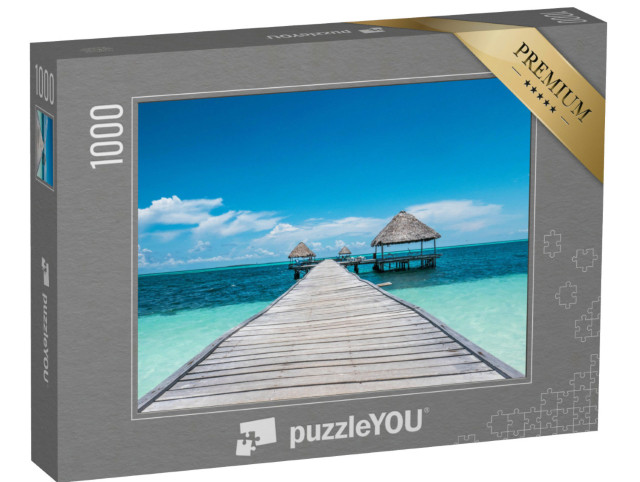 puzzle 1000 dílků „Karibský ráj v Kubánském moři“
