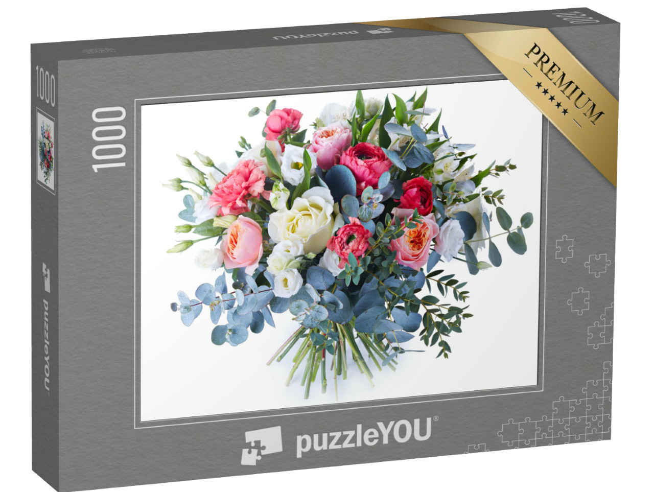 puzzle 1000 dílků „Kytice barevných květin“
