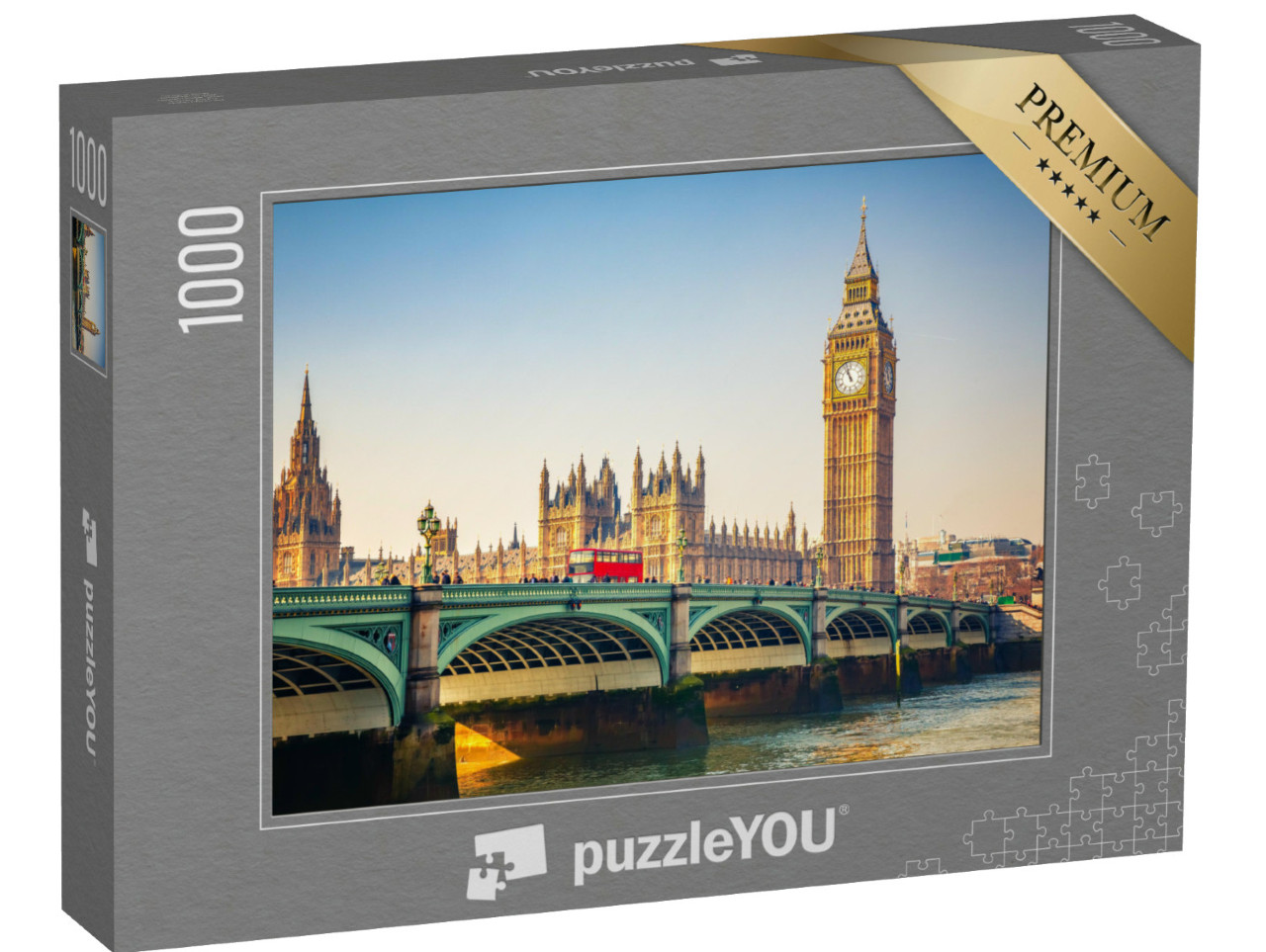puzzle 1000 dílků „Památky Big Ben a Westminsterský most, Londýn, Anglie“