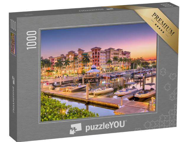 puzzle 1000 dílků „Ranní panorama na vodě: Naples, Florida, USA“