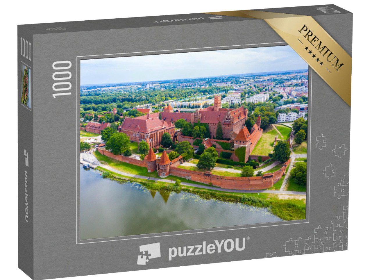 puzzle 1000 dílků „Hrad Malbork, křižácká pevnost, Marienburg, Polsko“