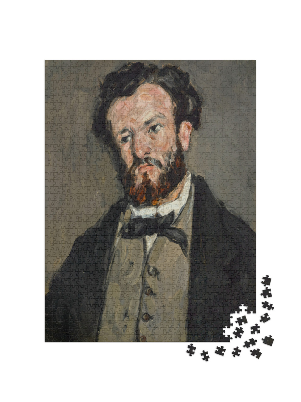 puzzle 1000 dílků „Paul Cézanne - Portrét, Anthony Valabrègue“