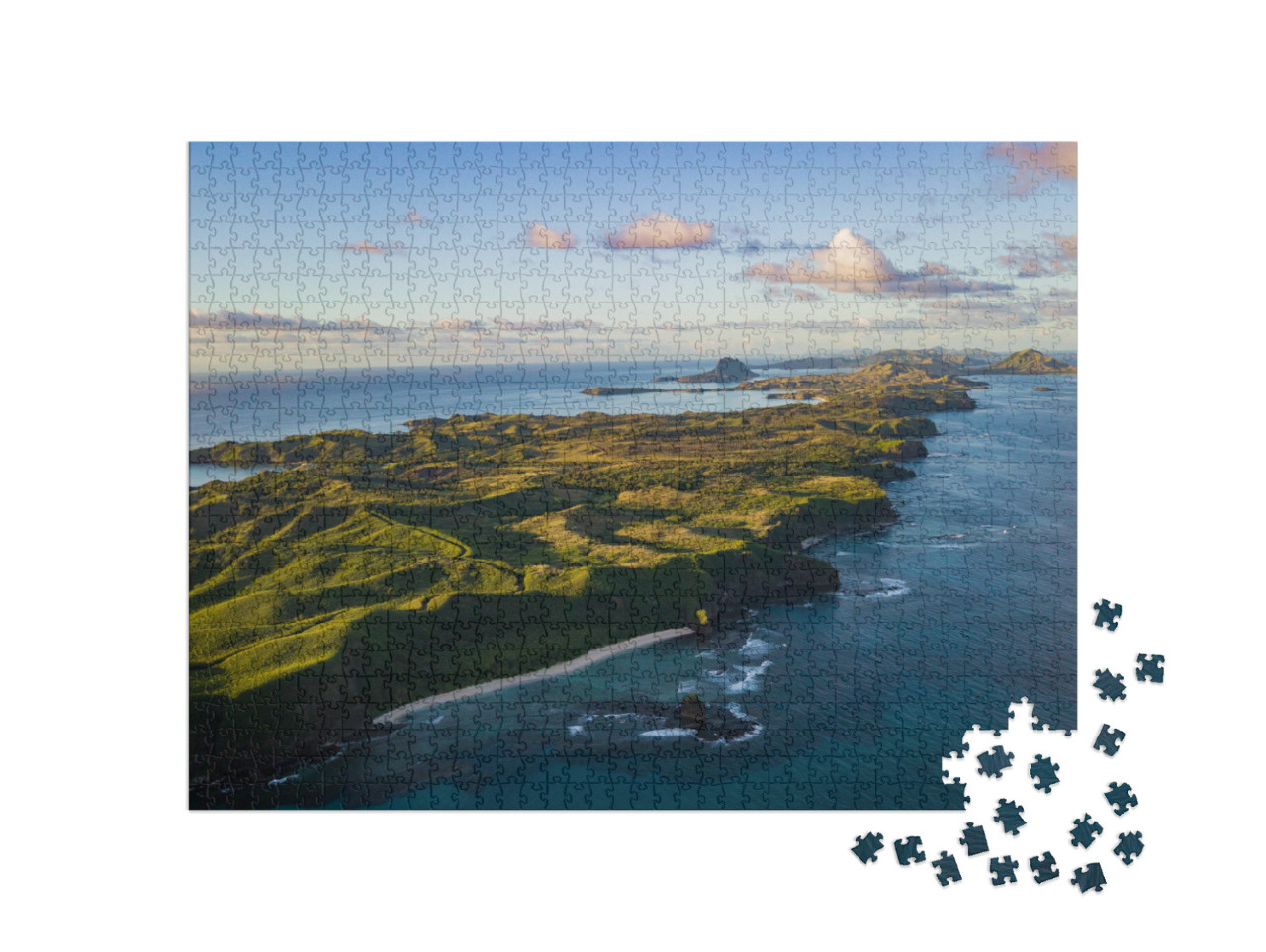 puzzle 1000 dílků „Ostrovy Yasawa, Fidži“