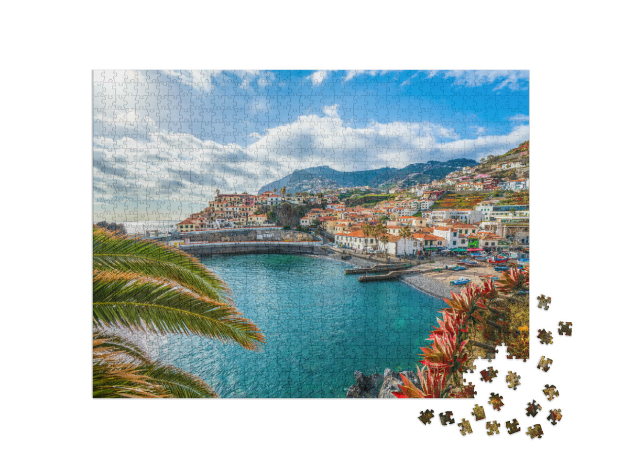 puzzle 1000 dílků „Camara de Lobos, Madeira, Portugalsko“