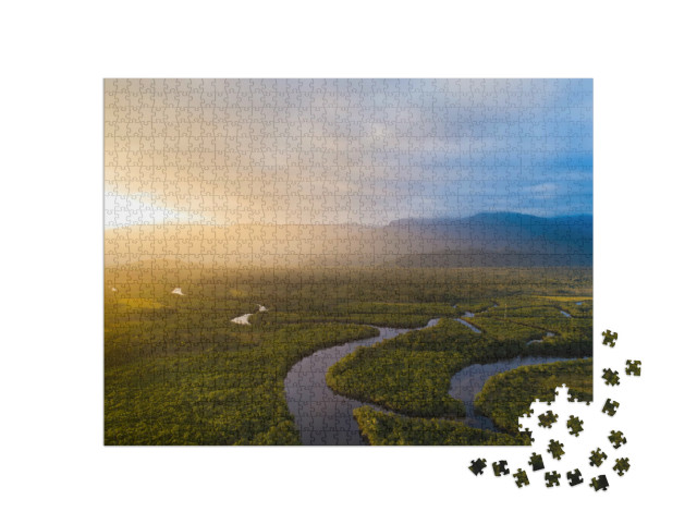 puzzle 1000 dílků „Amazonský deštný prales v Brazílii“