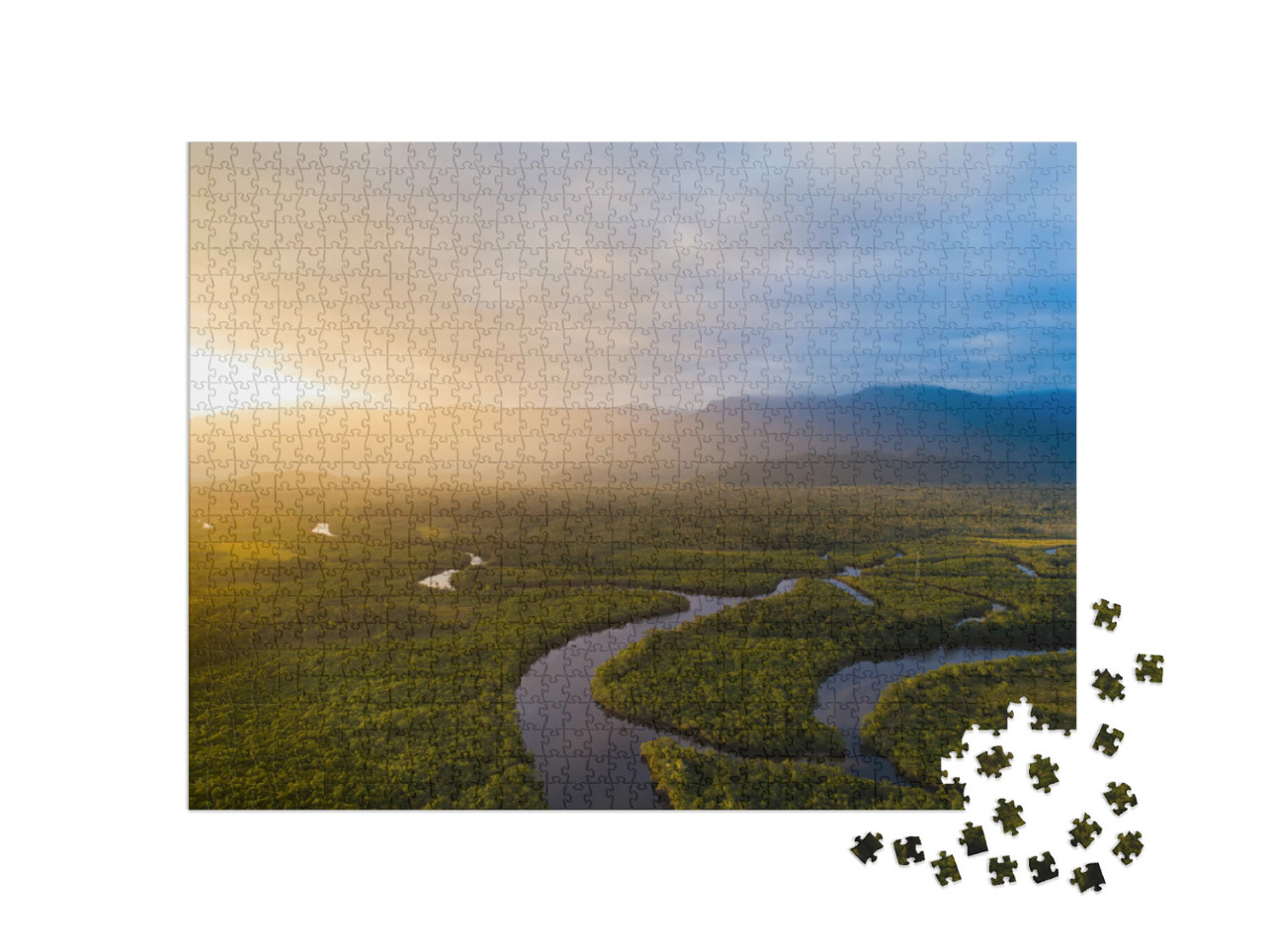 puzzle 1000 dílků „Amazonský deštný prales v Brazílii“