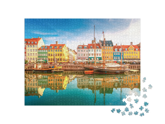 puzzle 1000 dílků „Nyhavn, Kodaň“