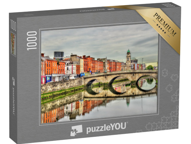 puzzle 1000 dílků „Pohled na Mellows Bridge v Dublinu, Irsko“