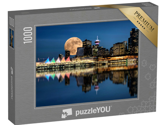 puzzle 1000 dílků „Stanley Park v noci, Vancouver“