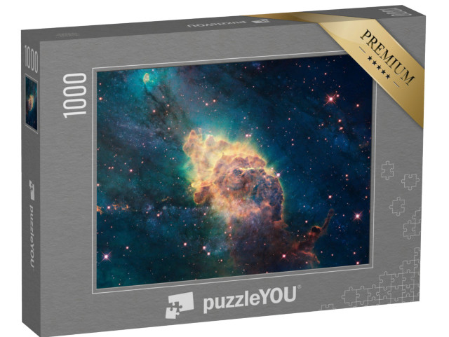 puzzle 1000 dílků „Miliardy galaxií ve vesmíru, abstraktní vesmírné pozadí“