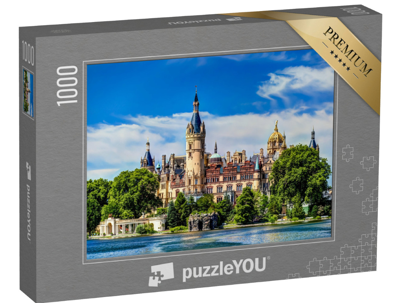 puzzle 1000 dílků „Velkolepý zámek Schwerin“