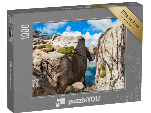 puzzle 1000 dílků „Kjeragbolten: Kjerag, Norsko“