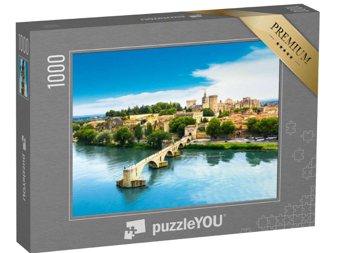 puzzle 1000 dílků „Most Saint Benezet, Avignon, Francie“