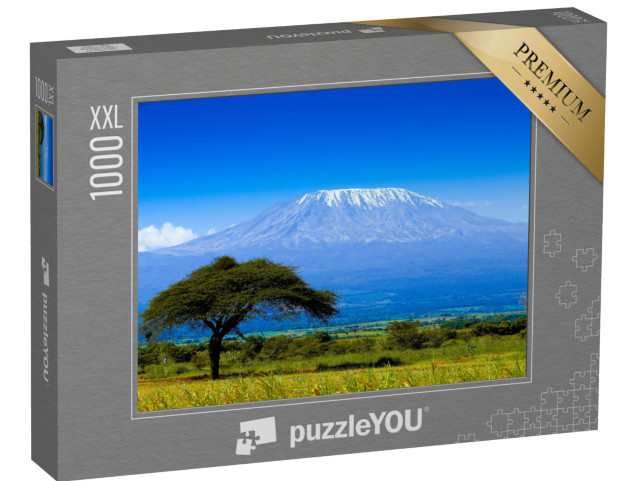 puzzle 1000 dílků XXL „Kilimandžáro na africké savaně“